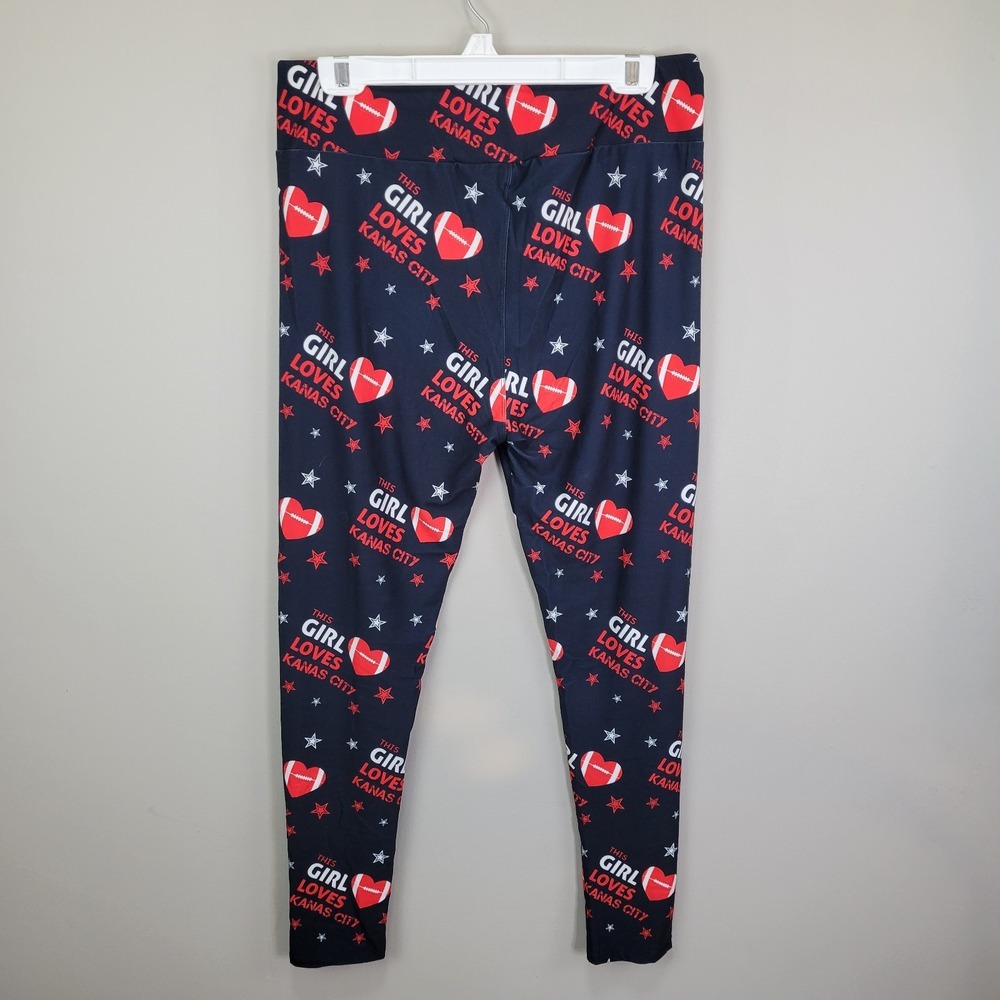 Legging Envy Boutiques Kansas City Polyester Spandex Ankle Leggings Plus Size - Picture 5 of 6